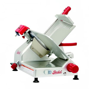 105-B12SLC Manual Meat & Cheese Slicer w/ 12" Blade, Belt Driven, Aluminum/Stainless Ste...