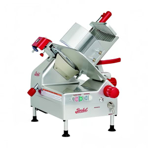 105-B12ASLC Automatic Meat & Cheese Slicer w/ 12" Blade, Belt Driven, Aluminum/Stainless...