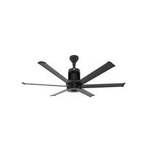 541-MKI61051906A728I 60" i6 Outdoor Ceiling Fan w/ 6" Downrod, Black