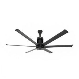 541-MKI61061906A728I 72" i6 Outdoor Ceiling Fan w/ 6" Downrod, Black