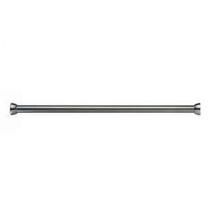 016-B207X60 60" Heavy-Duty Shower Curtain Rod w/ Concealed Mounting - Stainless Steel w/ Satin Finish