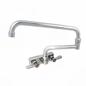 956-EVO4SM18 Splash Mount Faucet w/ 18" Double Jointed Swing Spout & 4" Centers