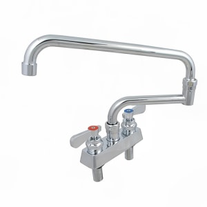 956-EVO4DM18 Deck Mount Faucet w/ 18" Double Jointed Swing Spout & 4" Centers