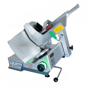 554-GSPHDI90 Automatic Gravity Feed Meat Slicer w/ 13" Blade, Safety Illuminated Dial, Alumi...