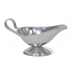 158-1103GB Gravy Boat, 3 oz, Stainless Steel, Gadroon Base