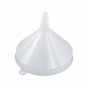158-368 8 oz Funnel - Plastic, White