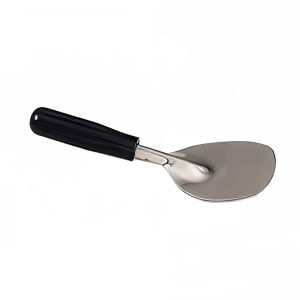 158-114X 9 4/5" Ice Cream Spade, Stainless Steel Blade, Black Plastic Handle