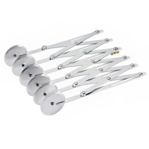 158-2226 Dough Cutter, 2 1/8"D Wheels, Six Wheels, Stainless Steel