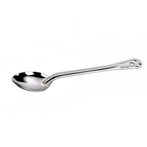 158-2750 11" Solid Heavy Stainless Serving Spoon w/ Mirror Finish