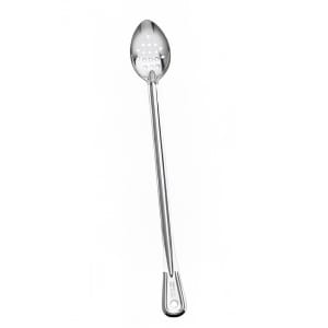 158-4784P Serving Spoon, 21 in, Perforated, Extra Long Handle, Stainless Steel