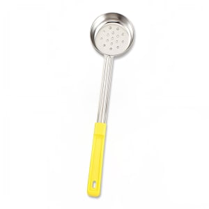 158-5745P 5 oz Perforated Food Portioner, Grooved Yellow Plastic Handle