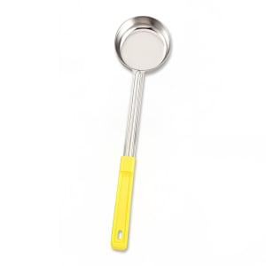 158-5745 5 oz Food Portioner, 10 3/4 in, Grooved Yellow Plastic Handle