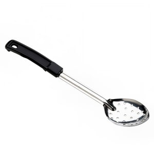 158-5762 Stainless Steel Serving Spoon, Plastic Handle 13" Perforated