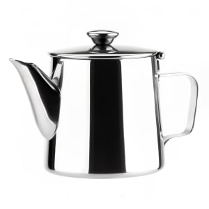 158-515002 Contemporary Teapot,  12 oz, Short, 18/8 Stainless Steel