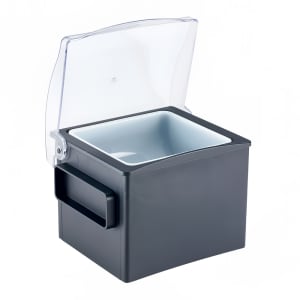 158-574876 (1) Compartment Bar Garnish Tray - Domed Lid