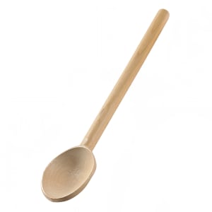 158-744574 14" Deluxe Round Wood Spoon