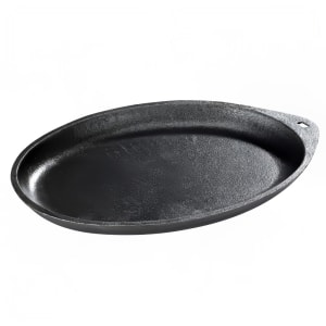 158-BG77P Cast Iron Skillet, Not Pre-Seasoned, No Handle, 9 1/2 x 7 in, Oval