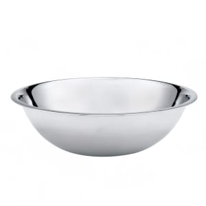 Browne 574970 20 qt Mixing Bowl, Rolled Edge, Mirror Polished, 700 Series