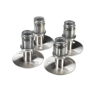 087-AT1A30306 4" Flanged Feet for Countertop Steamers