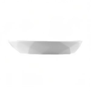 130-ART110 60 oz Round Art Deco Pasta Bowl - Porcelain, Bone White