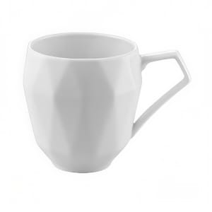 130-ART17 13 oz Art Deco Mug - Porcelain, Bone White