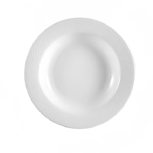 130-BST105 16 oz Round Boston Pasta Bowl - Embossed Porcelain, Super White