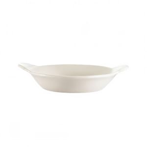 130-EGD6 6 oz Oval Egg Dish - Ceramic, Bone White