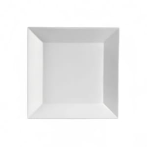 130-KSE9 9 1/4" Square Kingsquare Dinner Plate - Porcelain, Super White