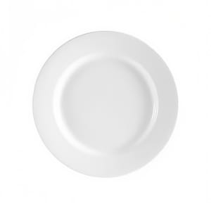 130-RCN6 6 1/4" Round RCN™ Clinton Dinner Plate - Porcelain, Super White