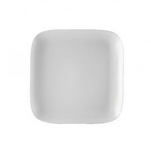 130-OXFC16 10" Square Oxford Plate - Porcelain, Bone White