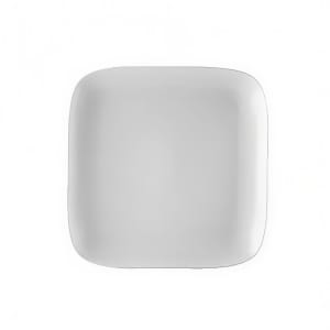 130-OXFC6 6 1/2" Square Oxford Plate - Porcelain, Bone White