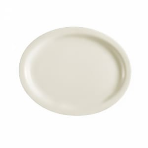 130-NRC41 8 5/8" x 5 1/4" Oval NRC Platter - Ceramic, White