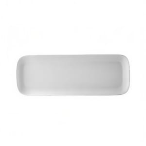 130-OXFC441 Rectangular Oxford Long Tray - 14" x 4", Porcelain, Bone White