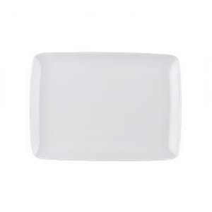 130-OXFW13 Rectangular Oxford Platter - 11 5/8" x 8 1/4", Porcelain, Super White