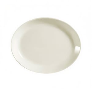 130-REC14C 12 3/4" x 10 1/4" Oval American White Coupe/Sheer Platter, REC