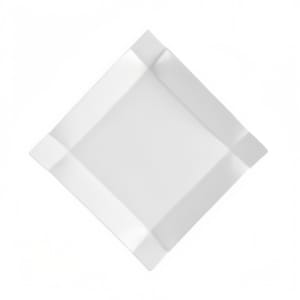 130-TMS21 12" Square Times Square Dinner Plate - Porcelain, Super White