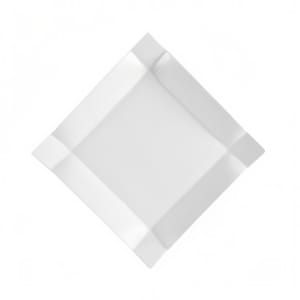 130-TMS8 8" Square Times Square Salad Plate - Porcelain, Super White