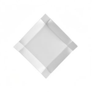 130-TMS16 10" Square Times Square Dinner Plate - Porcelain, Super White