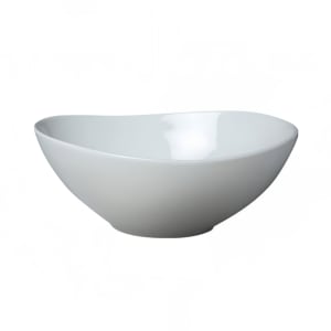 057-710G85 44 oz Egg Shaped Ovation Bowl - Ceramic, White