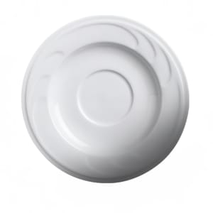 057-30199S 5 1/2" Round Bostonian Embossed Rim Saucer for 301-99N - Ceramic, White