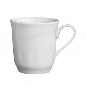 057-30170C 9 oz Bostonian Tall Cup - Ceramic, White