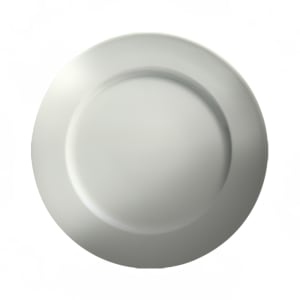 057-61091B 9 7/8" Round Dynasty Rim Plate - Ceramic, White
