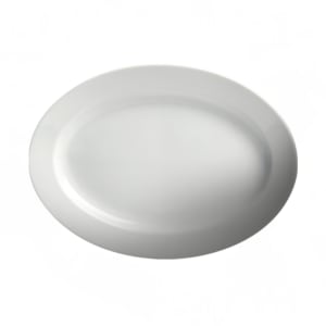 057-61093 9-1/4" x 6-3/4", Oval Dynasty Platter - Ceramic, White