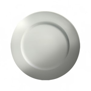 057-61081 8 1/4" Round Dynasty Rim Plate - Ceramic, White