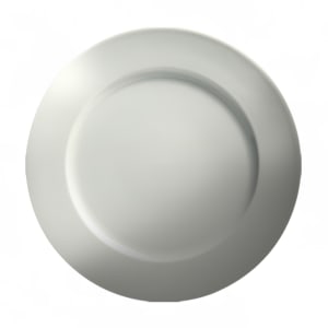 057-61051 5 3/8" Round Dynasty Rim Plate - Ceramic, White