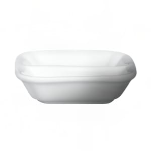 057-210013 3" Square Imperial Divided Dish - Ceramic, White