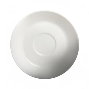 057-81070S 6" Round Diana Coffee Saucer for 810-40CN & 810-70C - Ceramic, White