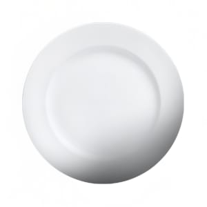 057-210101 10 1/4" Round Imperial Medium Rim Plate - Ceramic, White