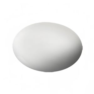 057-210103N 10-1/4" x 8-1/2" Oval Imperial Plate - Ceramic, White