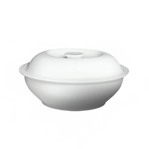 057-210294 48 oz Imperial Casserole Dish - Ceramic, White